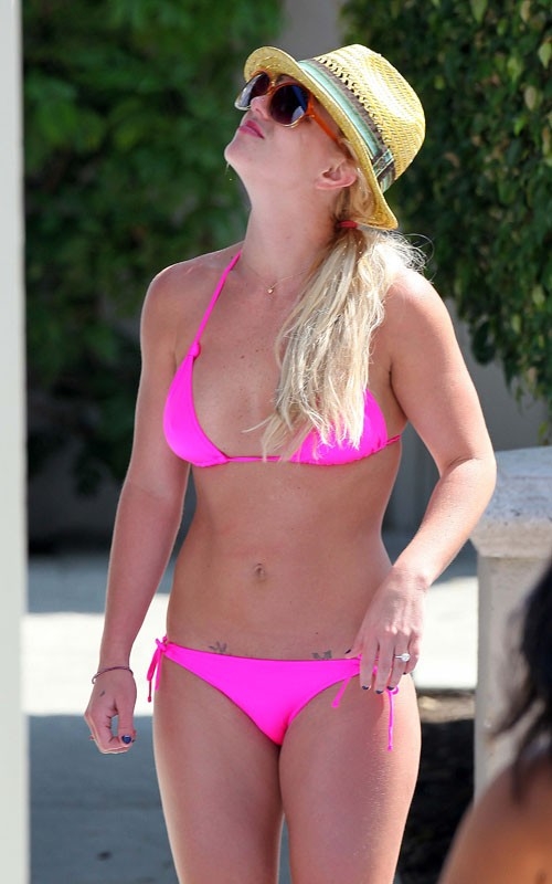 Britney Spears pink bikini 21