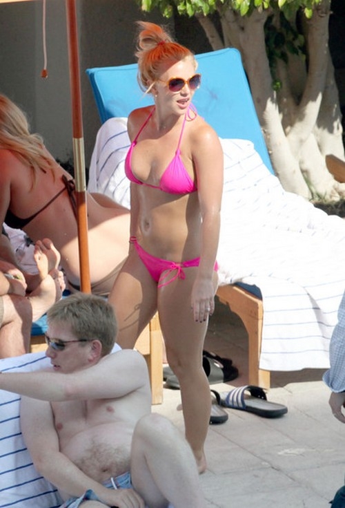 Britney Spears pink bikini 41