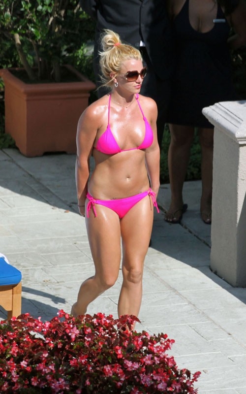 Britney Spears pink bikini 51