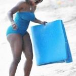 Serena Williams bob slip from Barbados -5-