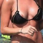 Carrie Prejean nipple slip -6-