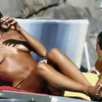 Benedetta Valanzano topless strandolása. Lesifotós képek -5-